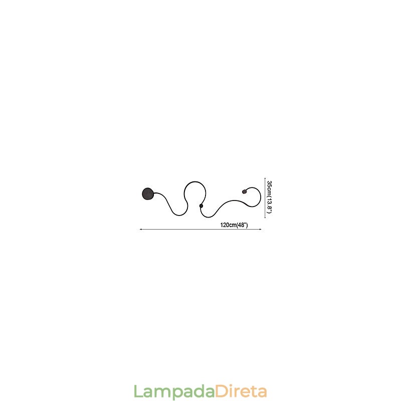 Apliques de parede Moderno Contemporâneo Pintura Característica Alumínio Luz de parede para Quarto Escada Sala de estar Lâmpada