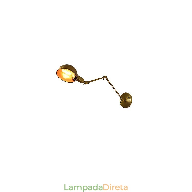 Lodge rústico tradicional clássico antigo latão recurso para downlight luzes de parede luz de parede