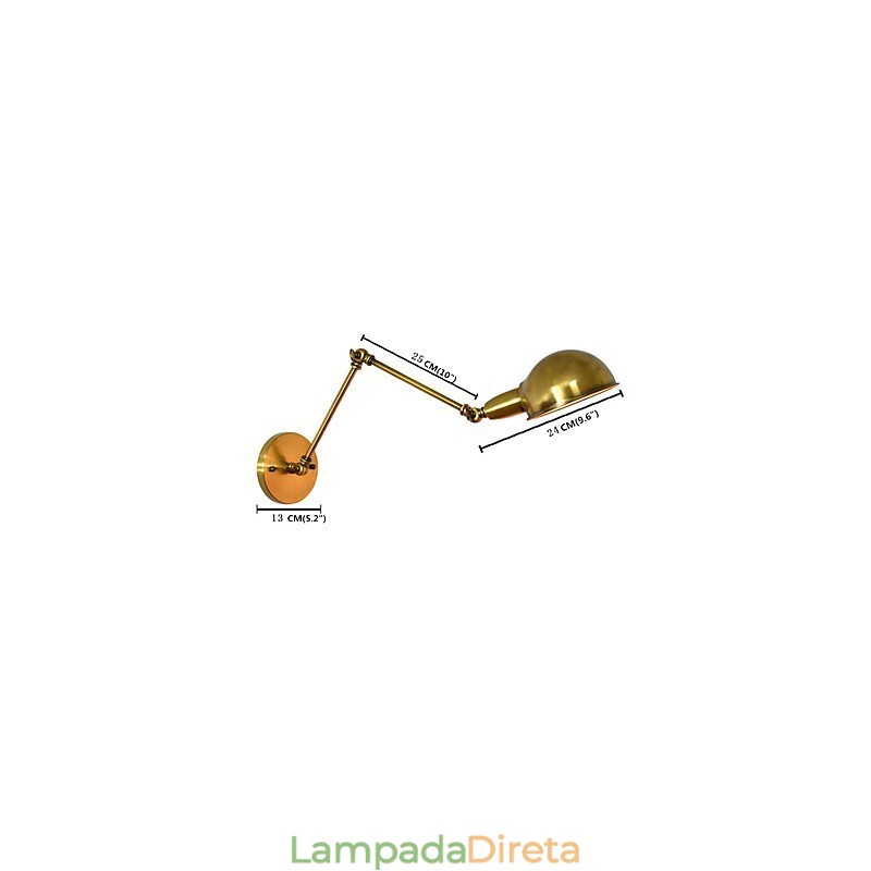Lodge rústico tradicional clássico antigo latão recurso para downlight luzes de parede luz de parede
