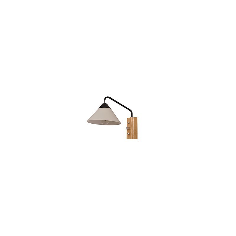 Luminária de parede simples, abajur de mesa de cabeceira com cúpula de vidro e madeira maciça para quarto, cômoda, sala de estar, quarto de bebê, dormitório universitário, mesa de centro, estantes de livros