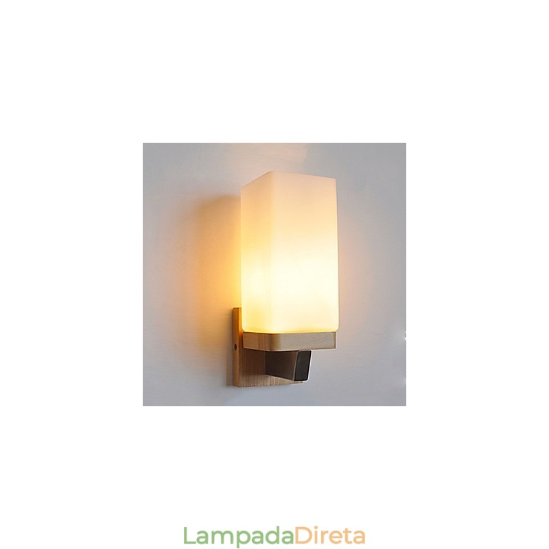 Recurso contemporâneo moderno para arandelas de parede Uplight