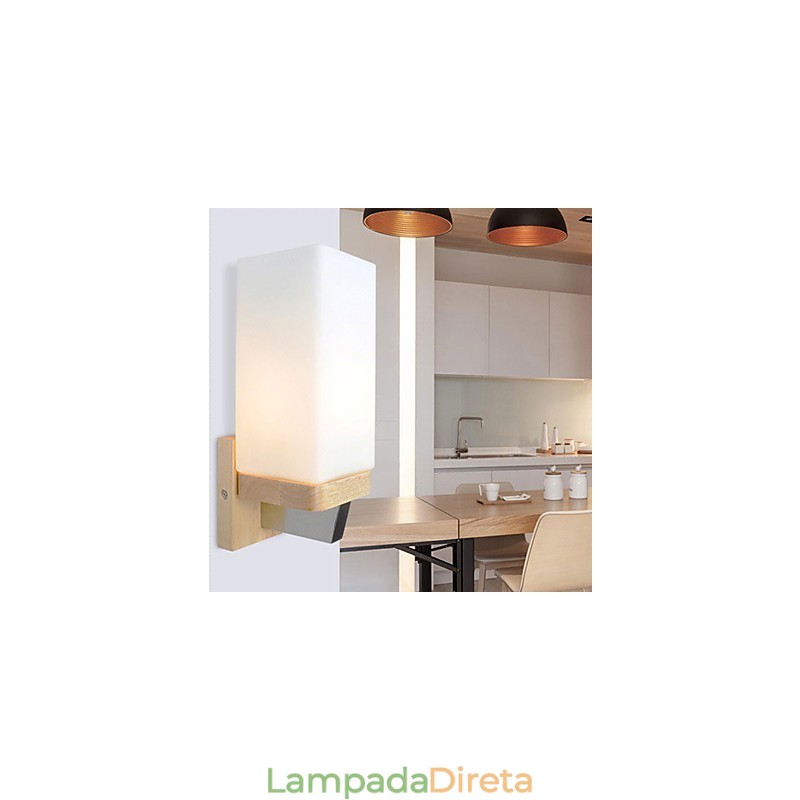 Recurso contemporâneo moderno para arandelas de parede Uplight