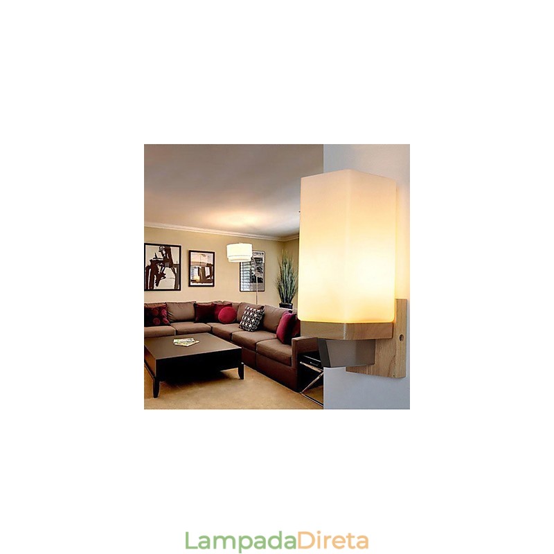 Recurso contemporâneo moderno para arandelas de parede Uplight
