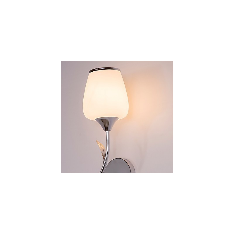 Luminária de parede metálica moderna contemporânea embutida e de teto Hugger, luminária de parede com destaque