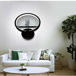 Luminária de parede moderna minimalista para sala de estar decorativa de alumínio para corredor, varanda, quarto, cabeceira