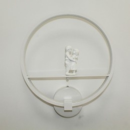 Luminária de parede moderna minimalista para sala de estar decorativa de alumínio para corredor, varanda, quarto, cabeceira