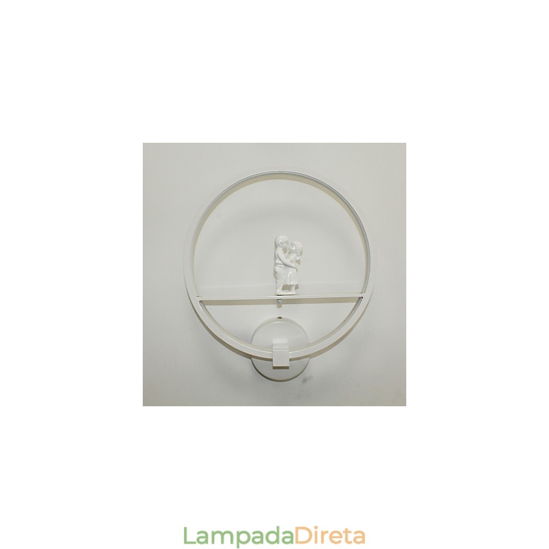 Luminária de parede moderna minimalista para sala de estar decorativa de alumínio para corredor, varanda, quarto, cabeceira