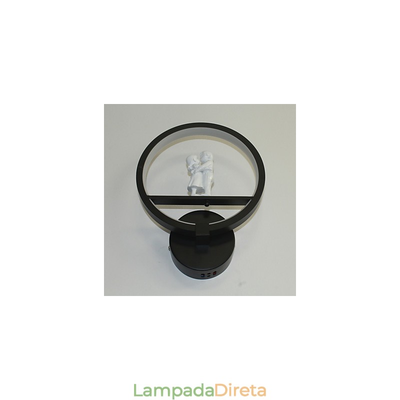 Luminária de parede moderna minimalista para sala de estar decorativa de alumínio para corredor, varanda, quarto, cabeceira