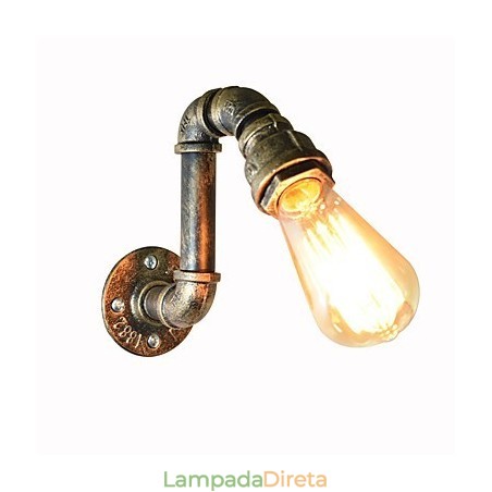 Luminária de parede com luz ambiente Luminária de parede com luz ambiente