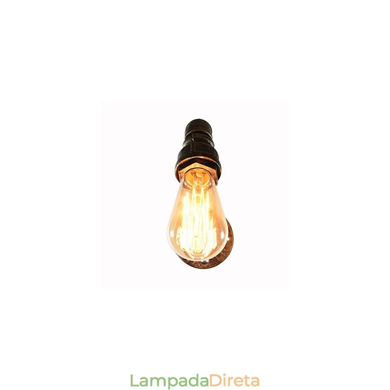Luminária de parede com luz ambiente