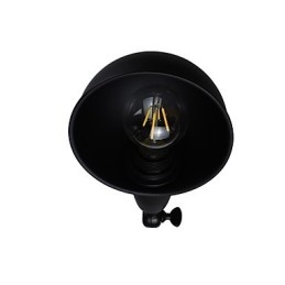 Luminária de parede de aço pintado, decoração de café americano preto e branco, luminária de parede retrô, lâmpada de sabre de luz na parede