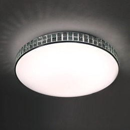 Luminária de teto moderna embutida em acrílico com pintura em metal 90 265V