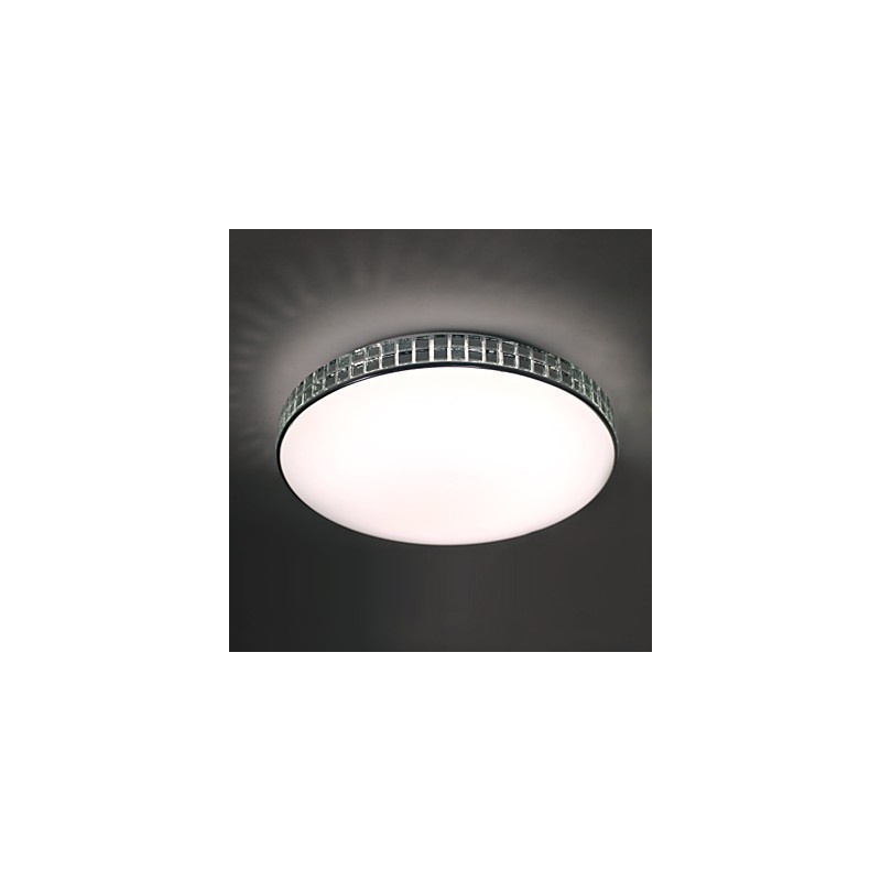 Luminária de teto moderna embutida em acrílico com pintura em metal 90 265V