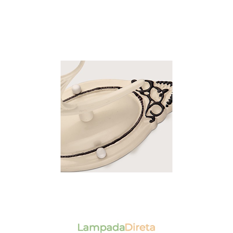 Pintura rústica de chalé para arandelas de parede com luz ambiente