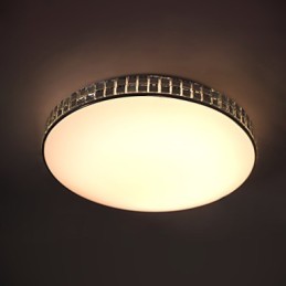 Luminária de teto moderna embutida em acrílico com pintura em metal 90 265V