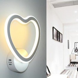Luminária de parede moderna e minimalista, luminária de parede para sala de estar, quarto, cabeceira, corredor, luminária de parede criativa, luminária de alumínio da moda