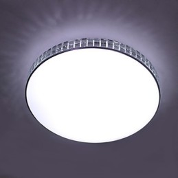 Luminária de teto moderna embutida em acrílico com pintura em metal 90 265V