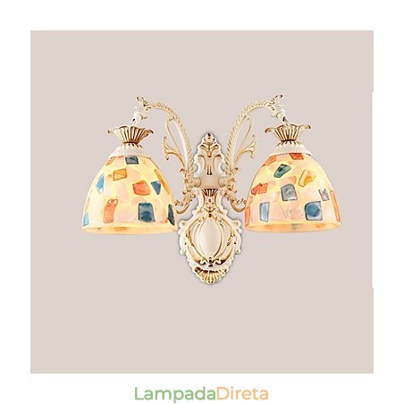 Pintura rústica de chalé para arandelas de parede downlight Pintura rústica de chalé para arandelas de parede downlight
