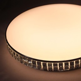 Luminária de teto moderna embutida em acrílico com pintura em metal 90 265V