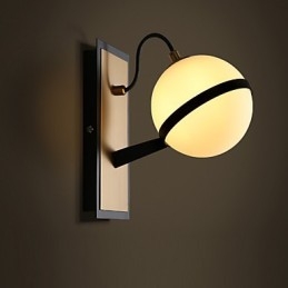 Recurso contemporâneo moderno para arandelas de parede com luz ambiente