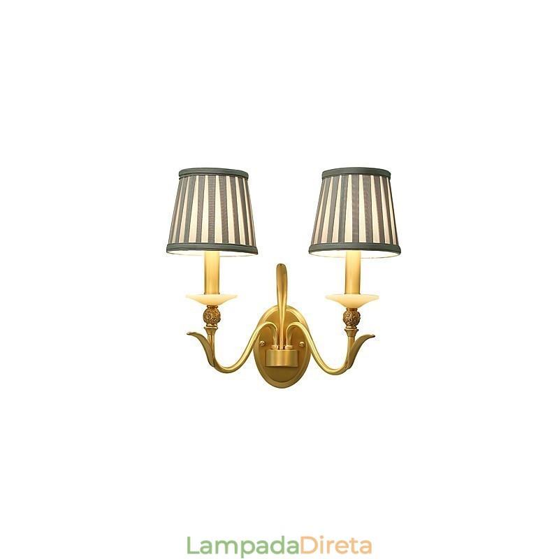 Simples Country Tradicional Clássico Latão Recurso para Mini Estilo Uplight Wall Sconces Luz de Parede