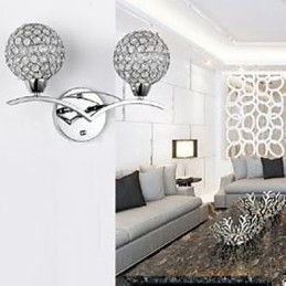 A simplicidade da lâmpada de cristal moderna, lâmpada de cabeceira criativa para quarto, sala de jantar, luzes de corredor