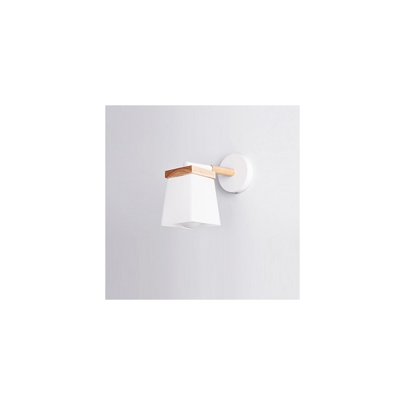 Luminária de parede Squere Glassshade para quarto, luminária de parede moderna com luz ambiente, luminária de parede