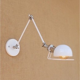 Pintura Vintage Country Recurso para Mini Estilo Braço oscilante Proteção para os olhos Luz ambiente Braço oscilante Luzes de parede