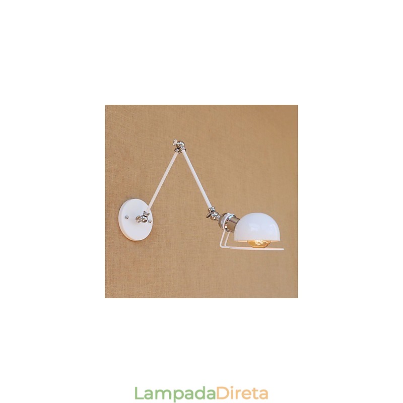 Pintura Vintage Country Recurso para Mini Estilo Braço oscilante Proteção para os olhos Luz ambiente Braço oscilante Luzes de parede