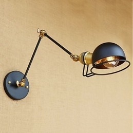 Pintura Vintage Country Recurso para Mini Estilo Braço oscilante Proteção para os olhos Luz ambiente Braço oscilante Luzes de parede