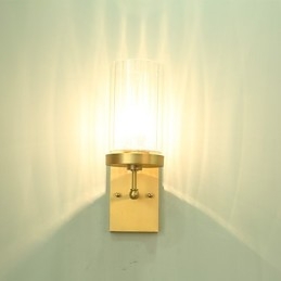 Recurso de latão country clássico tradicional para arandelas de parede estilo mini uplight