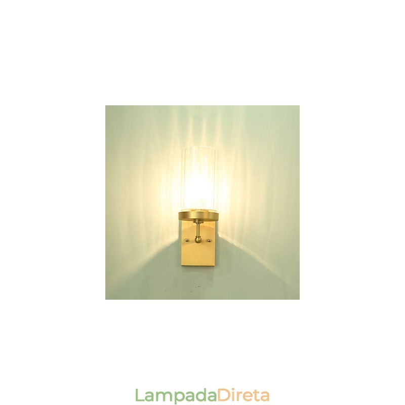 Recurso de latão country clássico tradicional para arandelas de parede estilo mini uplight