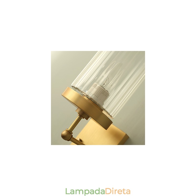 Recurso de latão country clássico tradicional para arandelas de parede estilo mini uplight