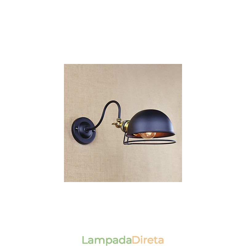 Recurso de pintura retrô country simples para arandelas de parede de proteção ocular estilo mini