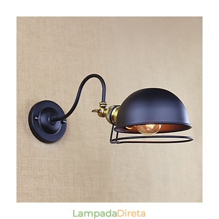 Recurso de pintura retrô country simples para arandelas de parede de proteção ocular estilo mini Recurso de pintura retrô country simples para arandelas de parede de proteção ocular estilo mini