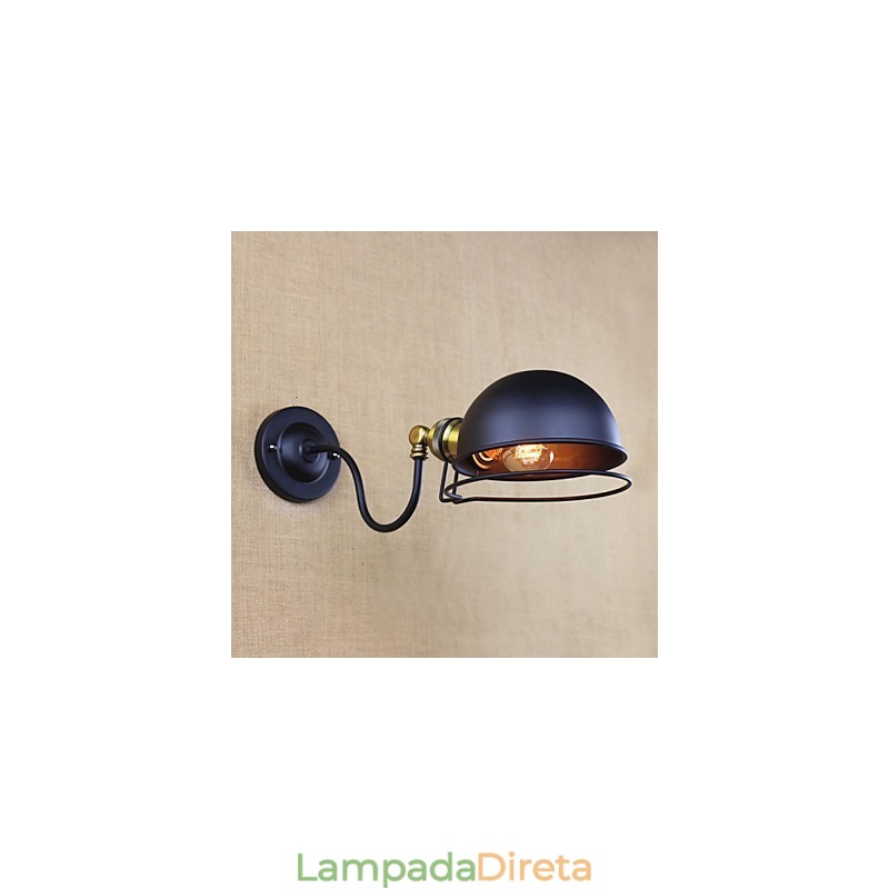 Recurso de pintura retrô country simples para arandelas de parede de proteção ocular estilo mini