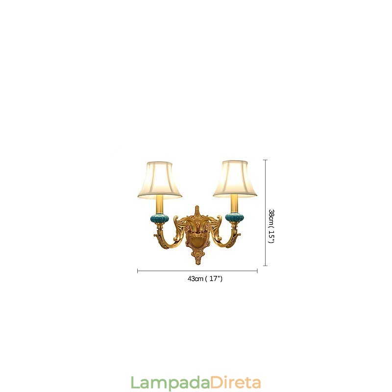 Simples Country Tradicional Clássico Latão Recurso para Mini Estilo Uplight Wall Sconces Luz de Parede