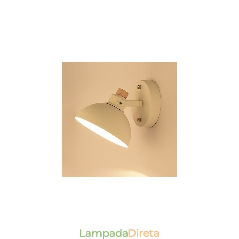 Luminária de parede moderna contemporânea com luz ambiente