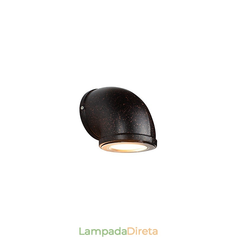 Luminária de parede Arandelas de parede Luminária de parede de ferro Lâmpada de parede sabre de luz preta muda na parede