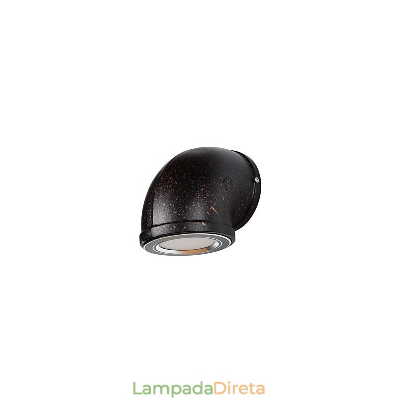 Luminária de parede Arandelas de parede Luminária de parede de ferro Lâmpada de parede sabre de luz preta muda na parede
