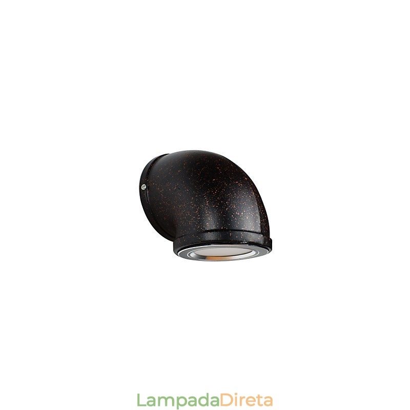 Luminária de parede Arandelas de parede Luminária de parede de ferro Lâmpada de parede sabre de luz preta muda na parede