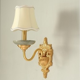 Simples Country Tradicional Clássico Latão Recurso para Mini Estilo Uplight Wall Sconces Luz de Parede