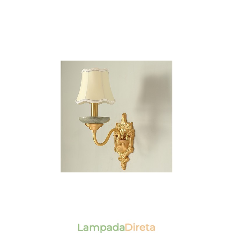 Simples Country Tradicional Clássico Latão Recurso para Mini Estilo Uplight Wall Sconces Luz de Parede