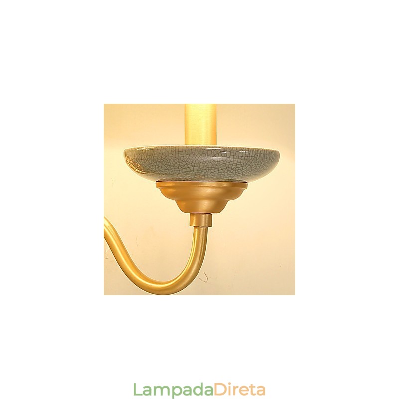 Simples Country Tradicional Clássico Latão Recurso para Mini Estilo Uplight Wall Sconces Luz de Parede