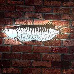 Luminárias de parede modernas em formato de peixe, estilo simples, iluminação acrílica, sala de estar, corredor, quarto, quartos de hotel, iluminação de decoração