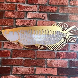 Luminárias de parede modernas em formato de peixe, estilo simples, iluminação acrílica, sala de estar, corredor, quarto, quartos de hotel, iluminação de decoração