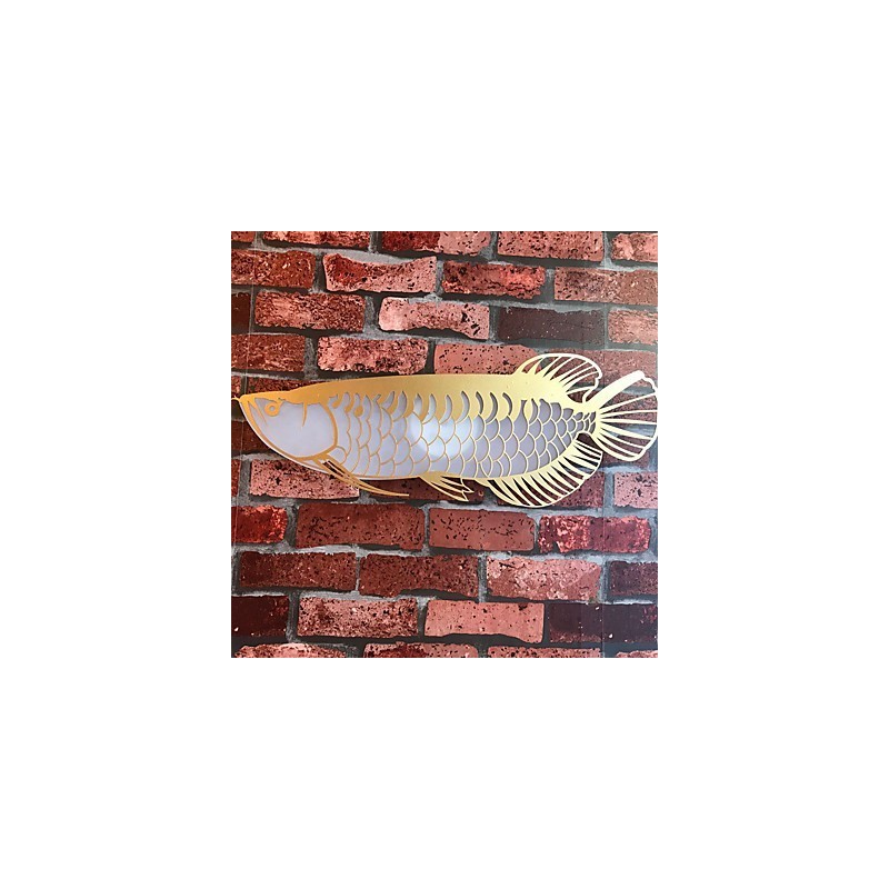Luminárias de parede modernas em formato de peixe, estilo simples, iluminação acrílica, sala de estar, corredor, quarto, quartos de hotel, iluminação de decoração