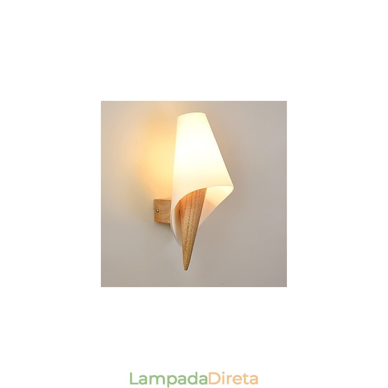 Luminária de parede estilo europeu simples para proteção dos olhos, luminária de parede com luz ambiente, luminária de parede estilo europeu quente para quarto