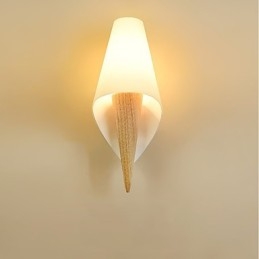 Luminária de parede estilo europeu simples para proteção dos olhos, luminária de parede com luz ambiente, luminária de parede estilo europeu quente para quarto