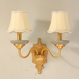 Simples Country Tradicional Clássico Latão Característica para Mini Estilo Uplight Wall Sconces Wall Light Pu